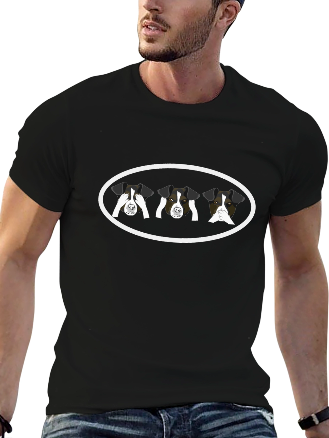 Black Dog Trio Graphic Tee
