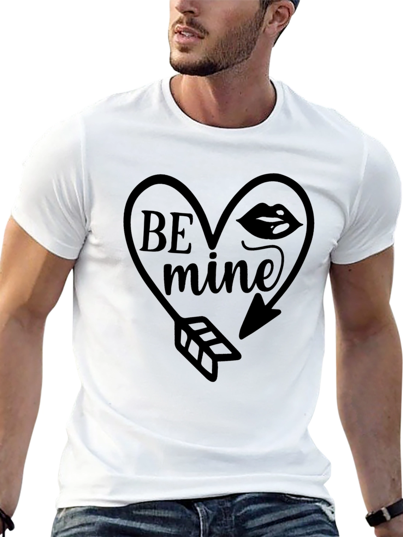 Be Mine Heart Arrow Graphic Tee