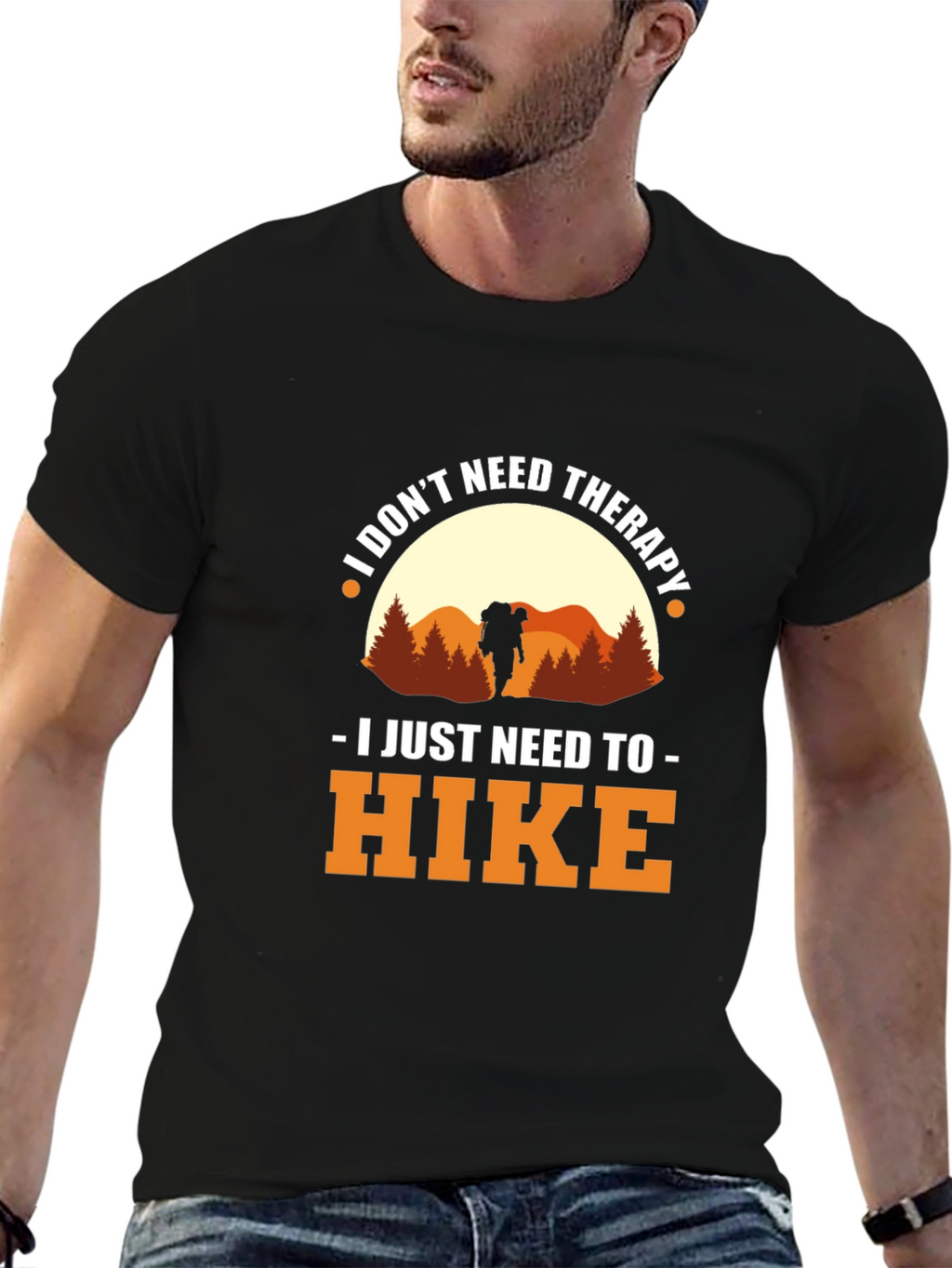 Hiking Therapy T-Shirt - Outdoor Adventure Tee