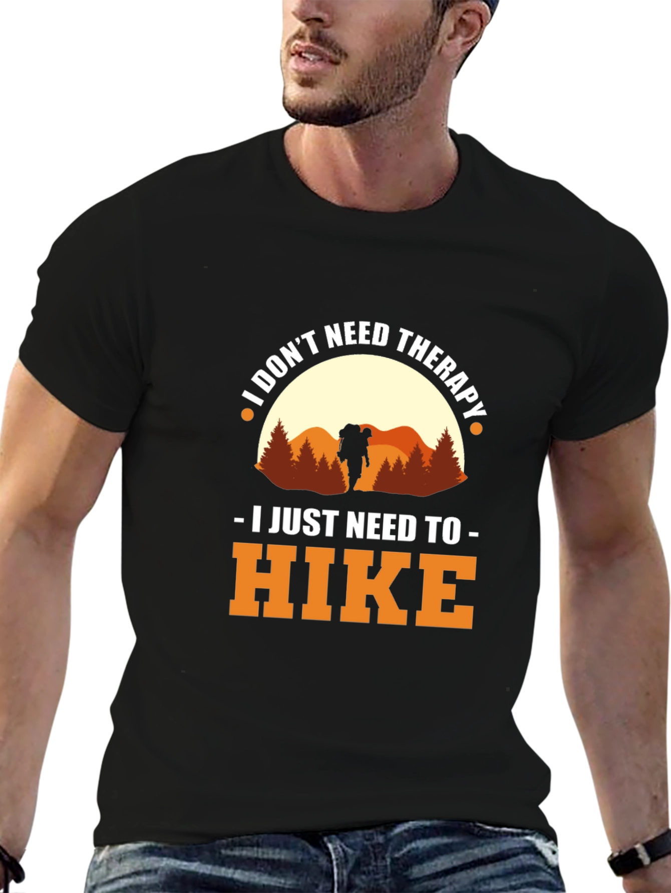 Hiking Therapy T-Shirt - Outdoor Adventure Tee