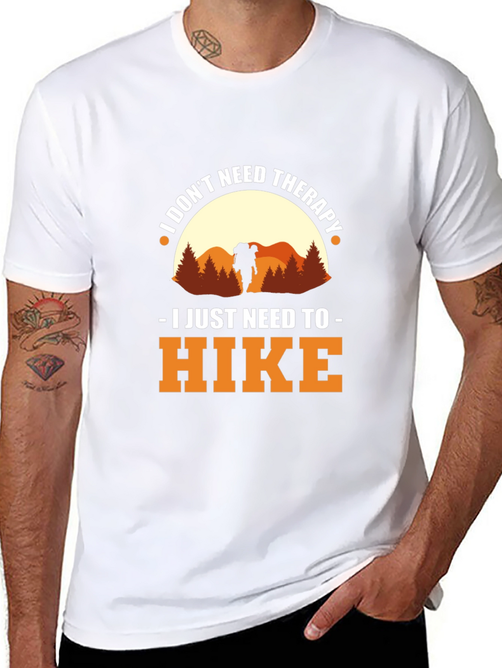Hiking Therapy T-Shirt - Outdoor Adventure Tee