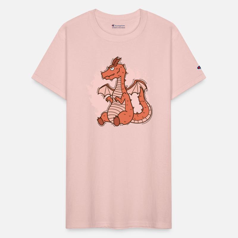 Baby Dragon sitting cute Fantasy Animal