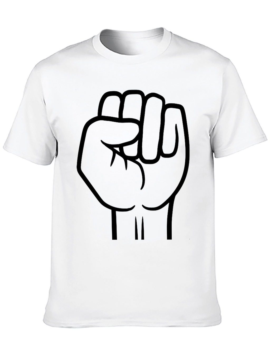 Empowered Fist Graphic T-Shirt - Black