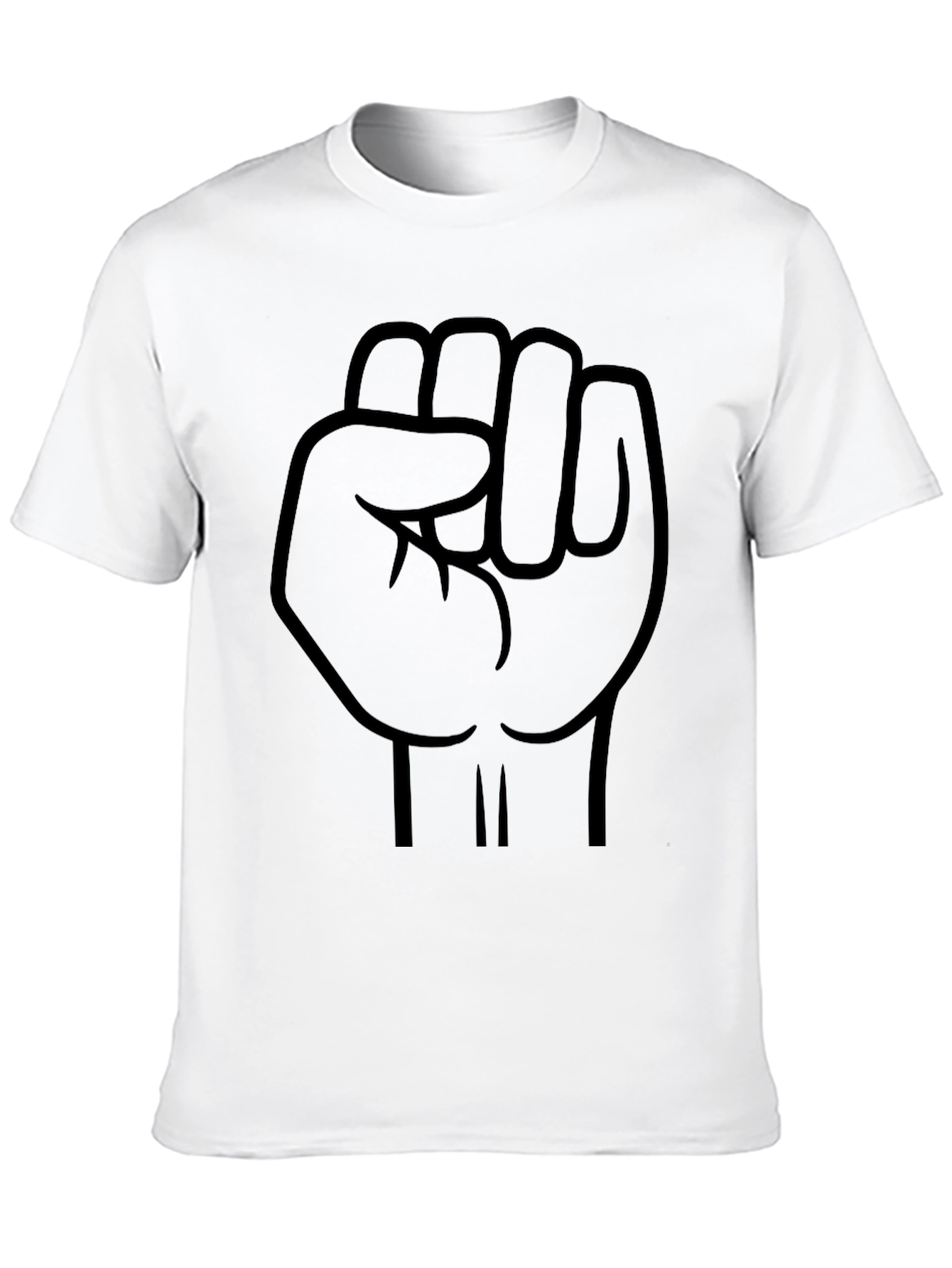 Empowered Fist Graphic T-Shirt - Black
