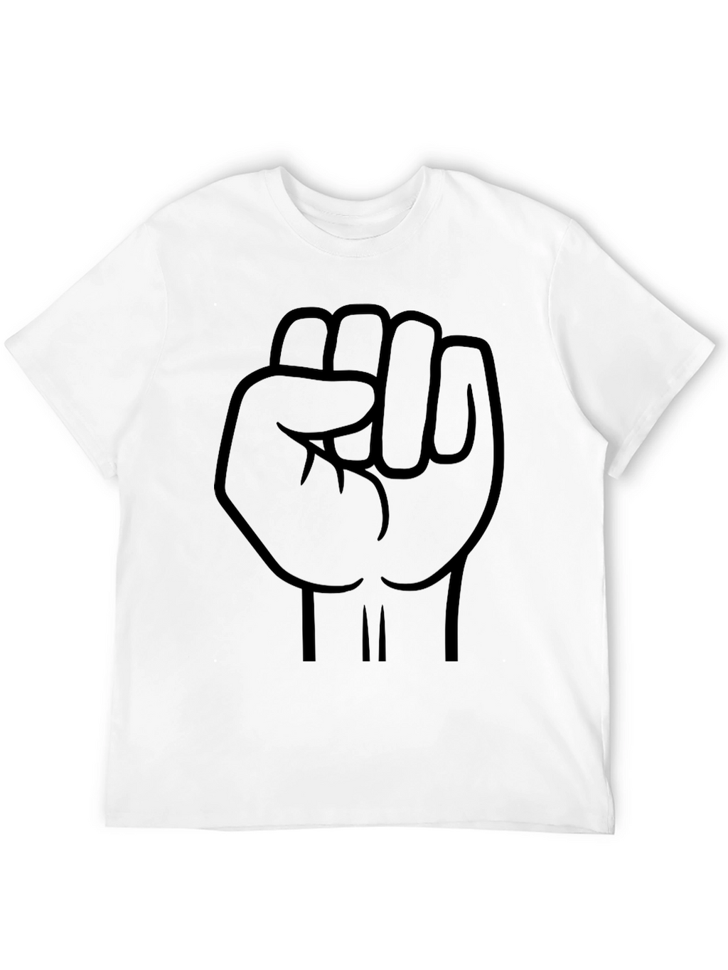 Empowered Fist Graphic T-Shirt - Black