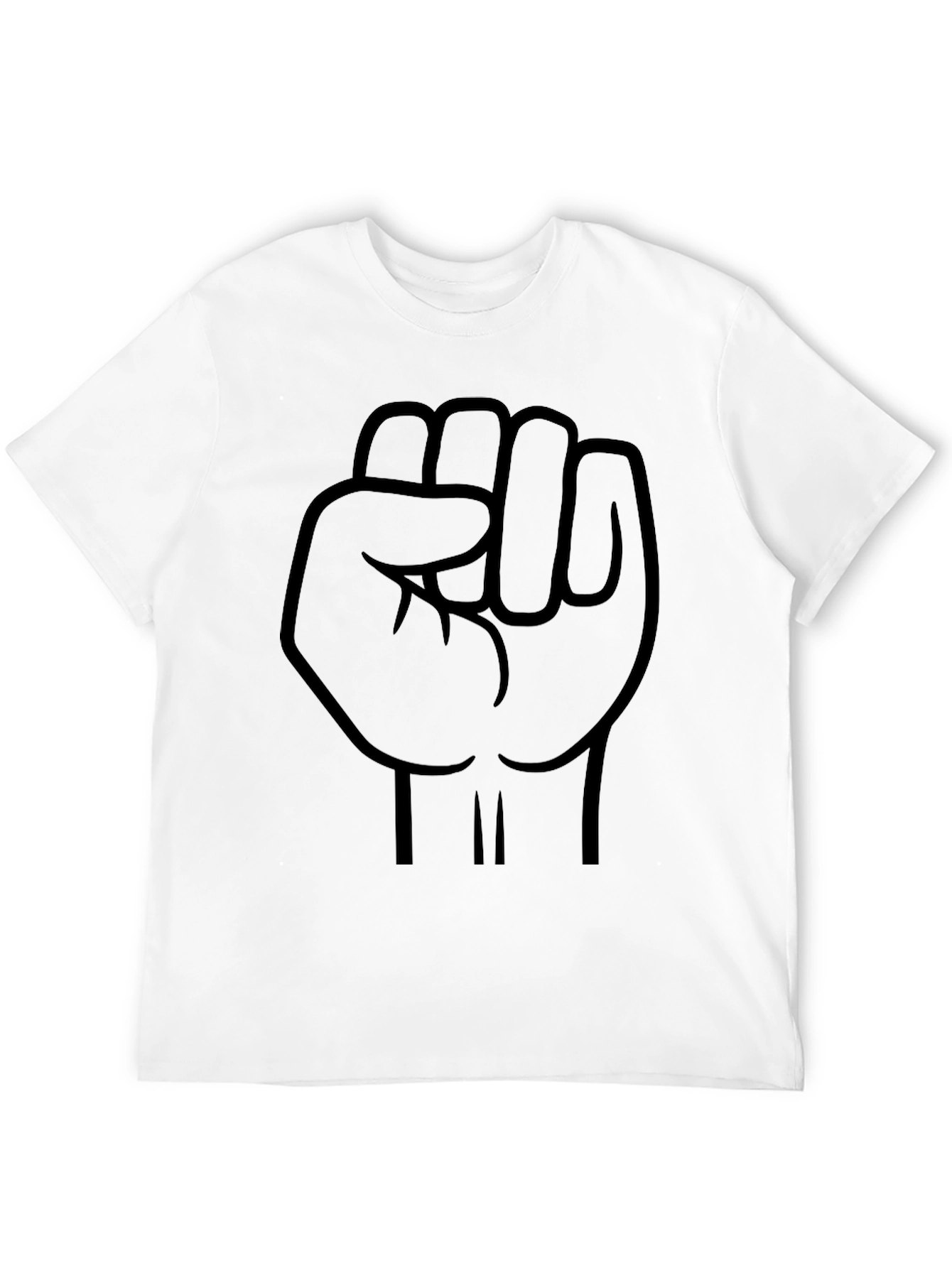Empowered Fist Graphic T-Shirt - Black