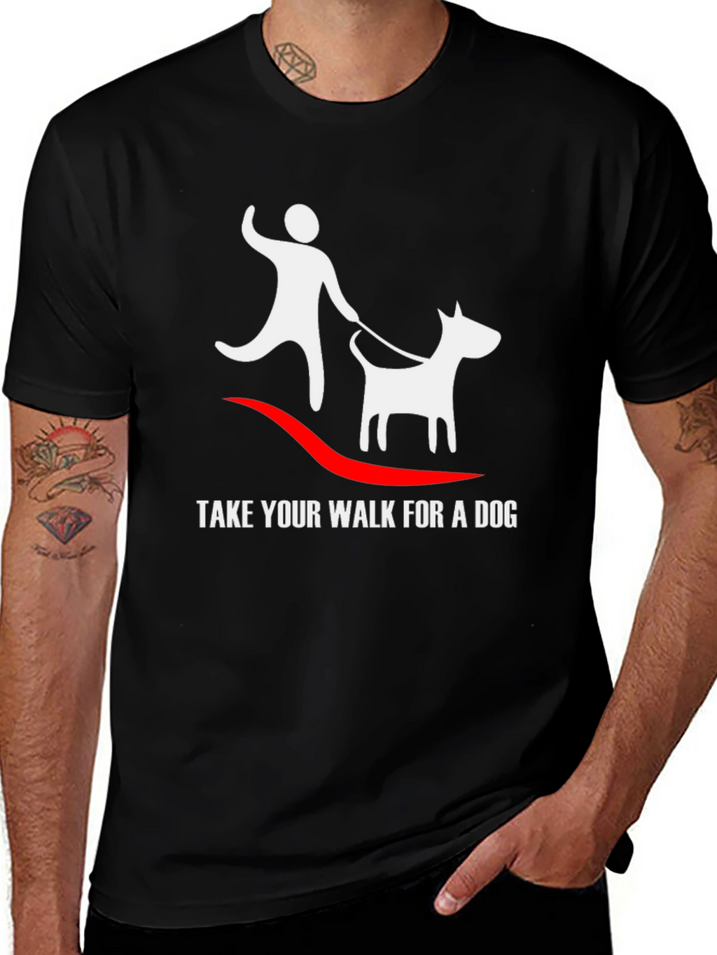 Walk Your Dog Graphic T-Shirt