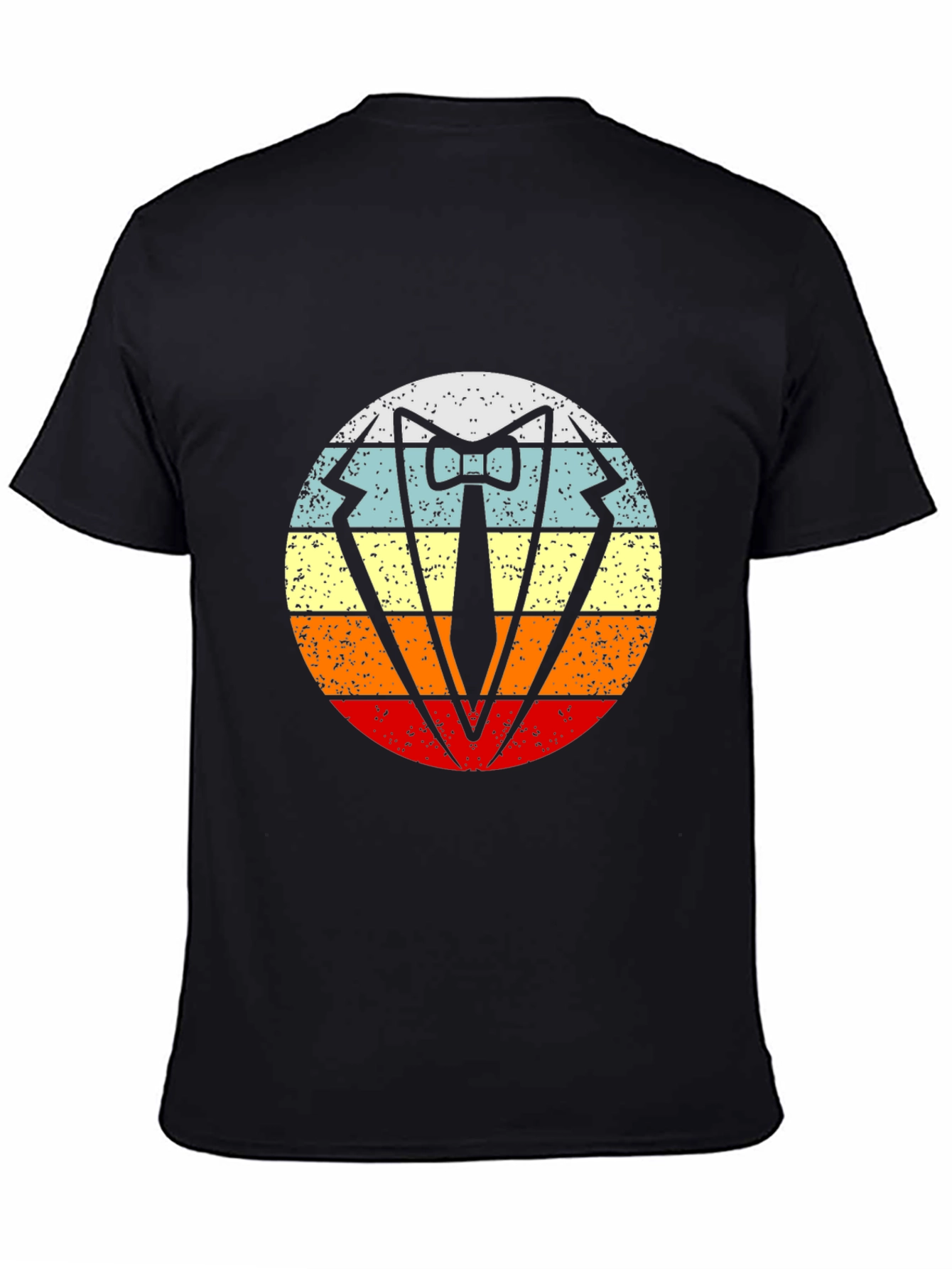 Retro Tuxedo T-Shirt - Vintage Style Bow Tie Graphic Tee