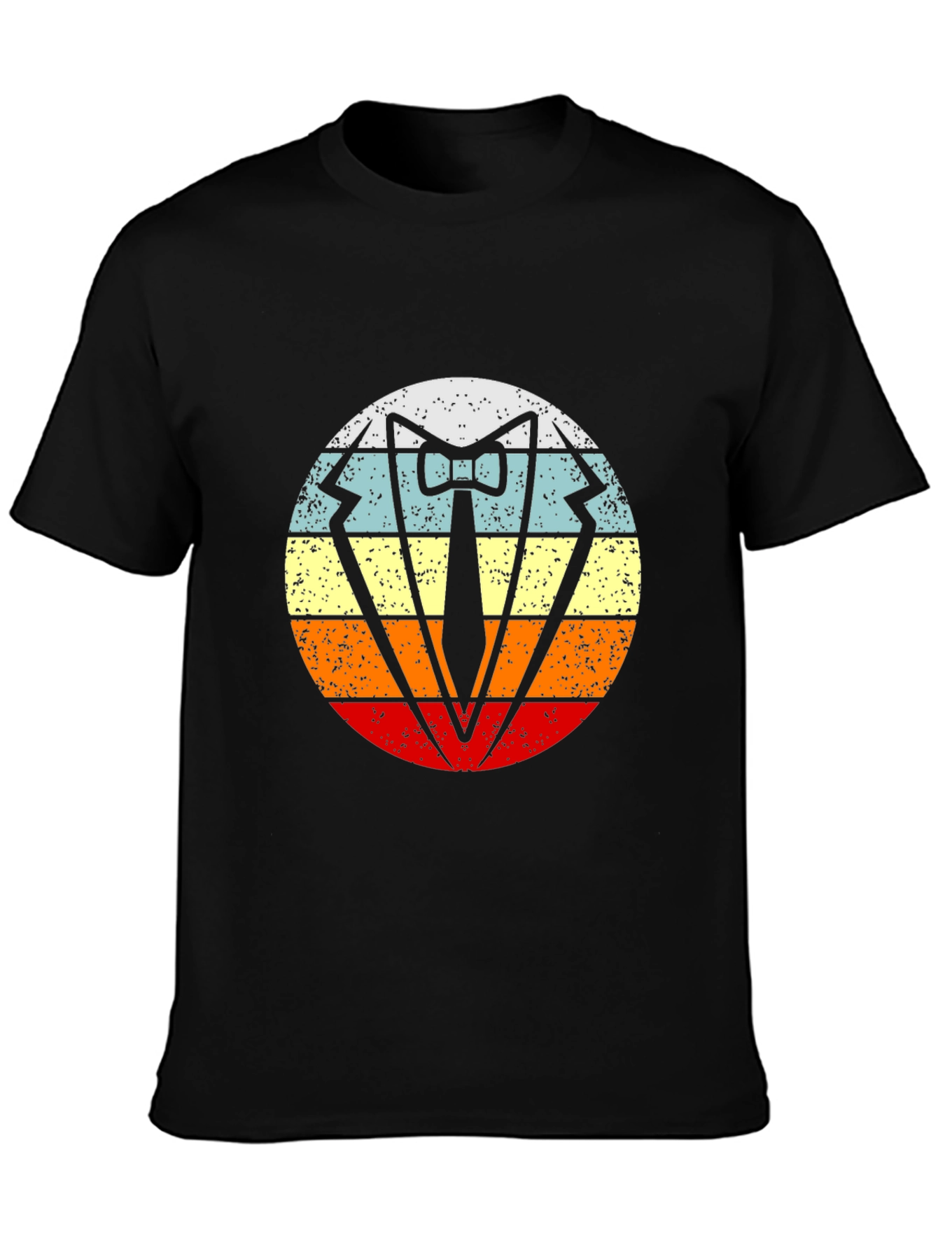 Retro Tuxedo T-Shirt - Vintage Style Bow Tie Graphic Tee
