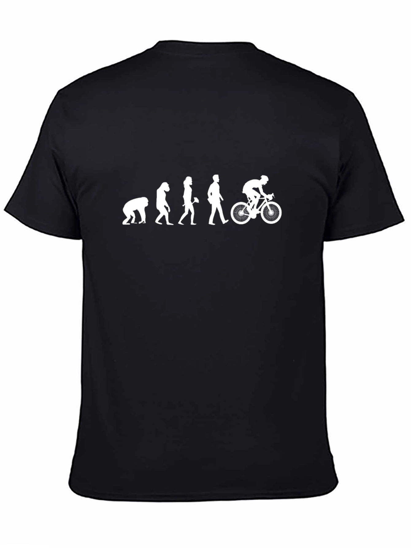 Evolution of Cyclist Graphic T-Shirt