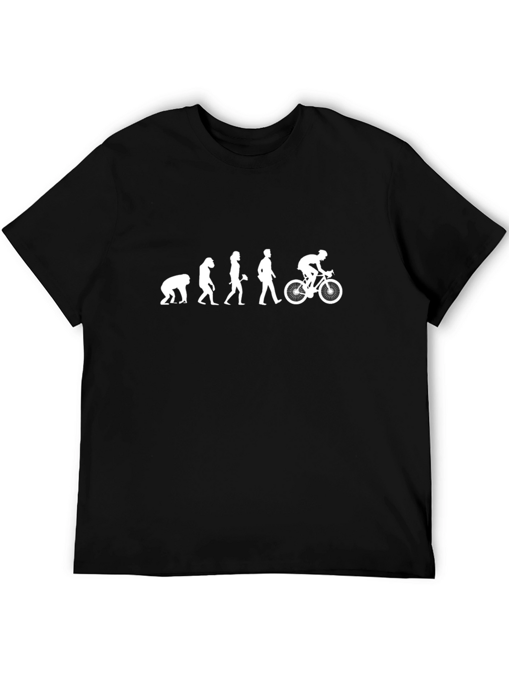 Evolution of Cyclist Graphic T-Shirt