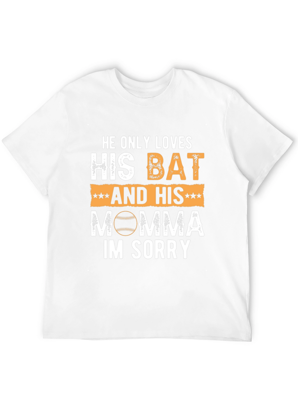 Funny Baseball Mom T-Shirt: Bat & Momma Love!