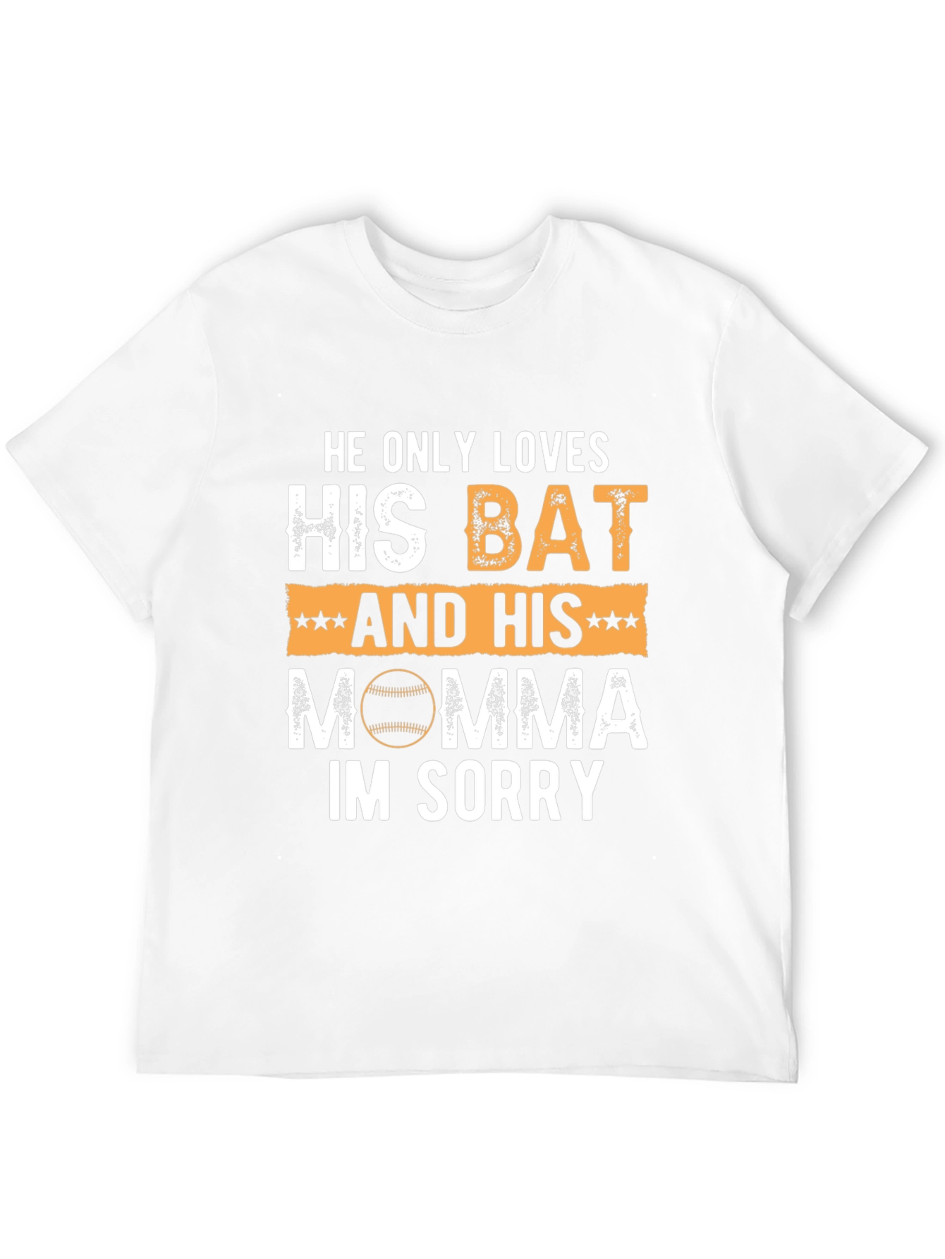 Funny Baseball Mom T-Shirt: Bat & Momma Love!