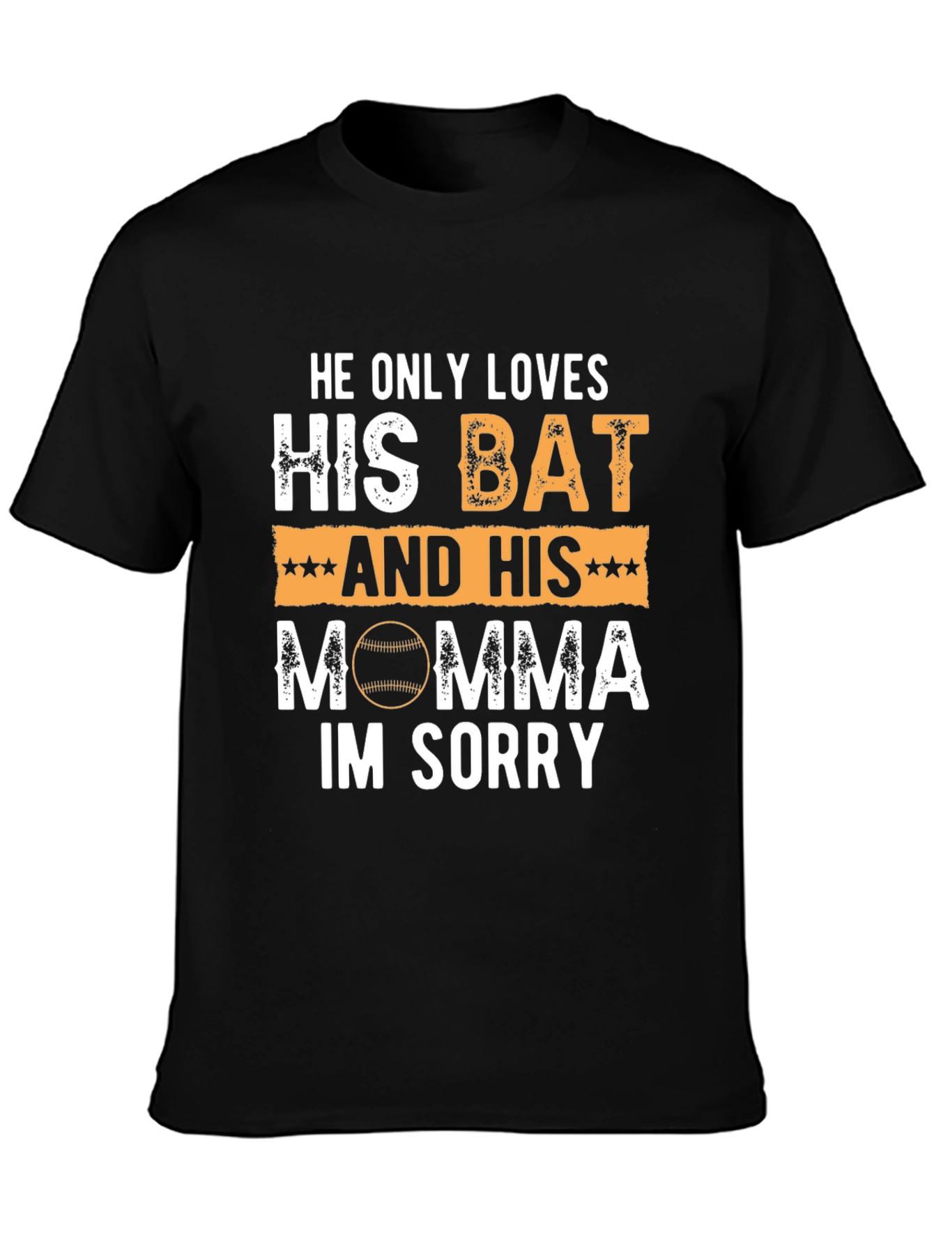 Funny Baseball Mom T-Shirt: Bat & Momma Love!