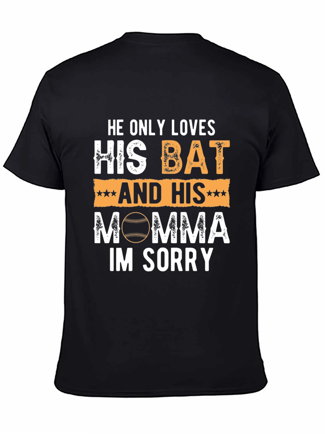 Funny Baseball Mom T-Shirt: Bat & Momma Love!