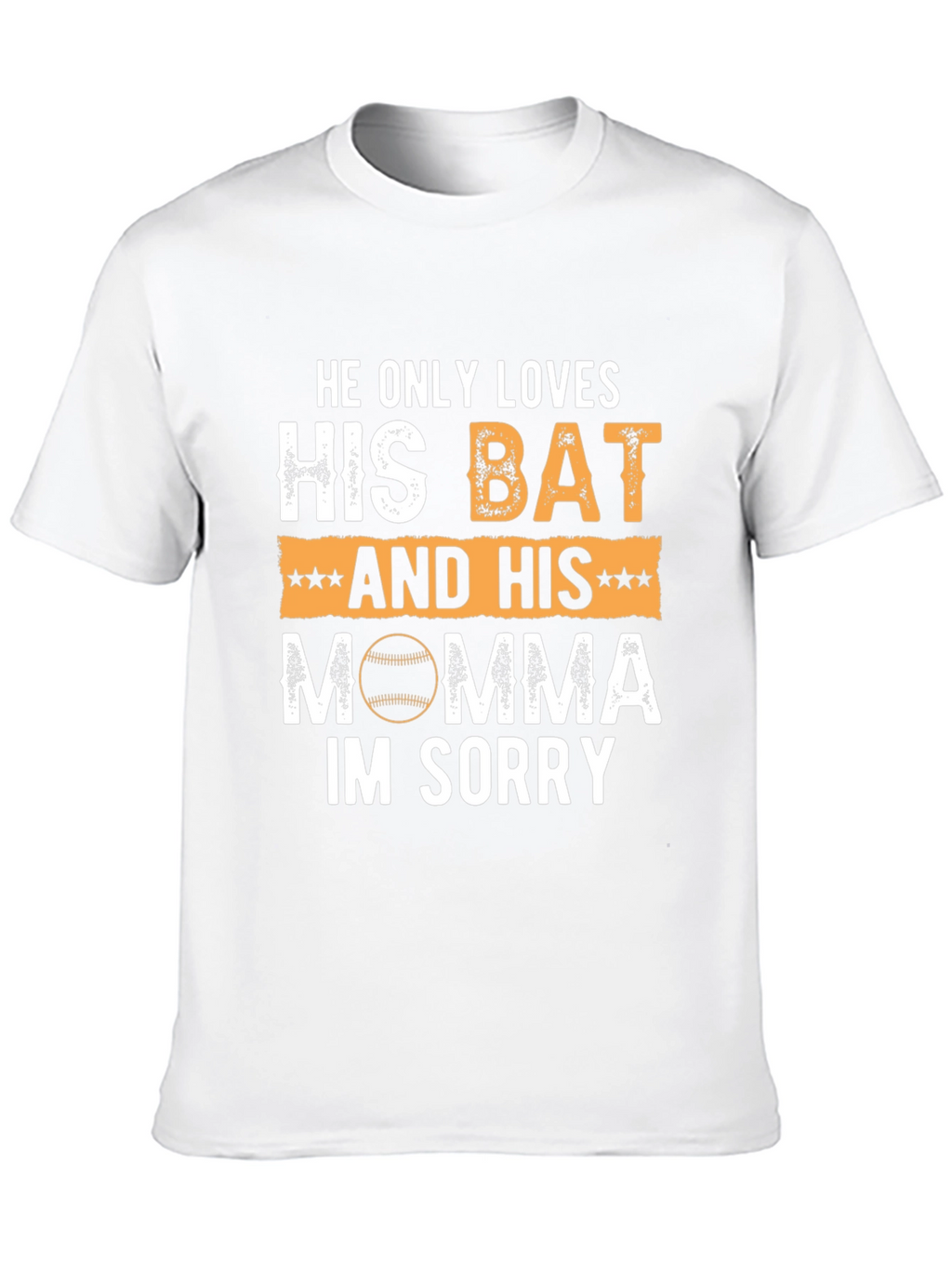 Funny Baseball Mom T-Shirt: Bat & Momma Love!