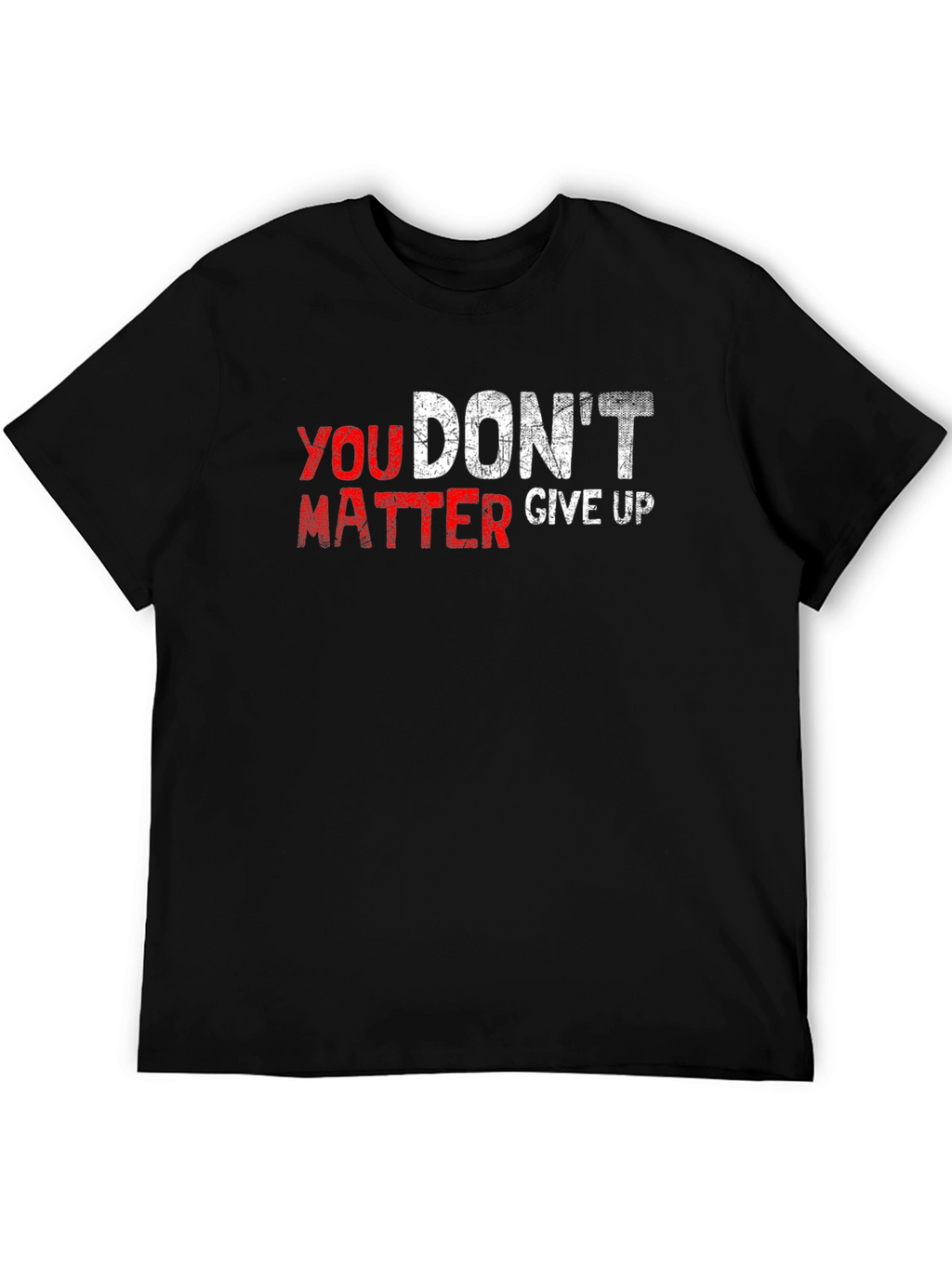 Motivational Sarcasm Black T-Shirt