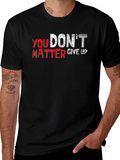Motivational Sarcasm Black T-Shirt