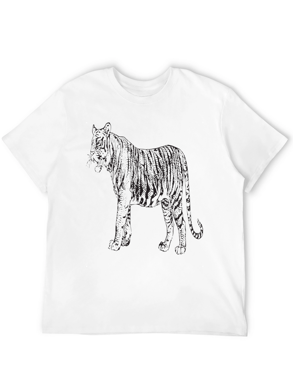 Black Tiger Graphic Tee | Casual Style