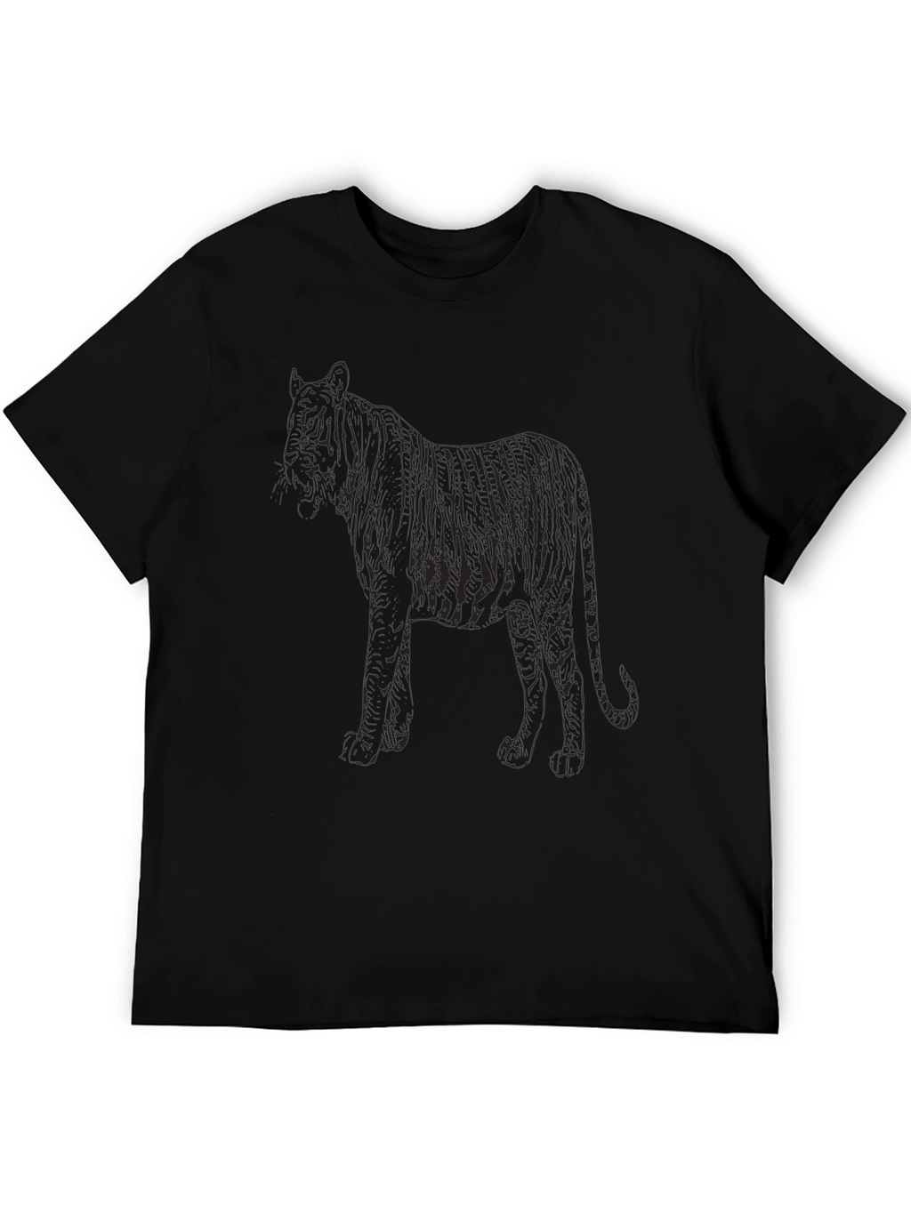 Black Tiger Graphic Tee | Casual Style
