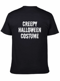 Creepy Halloween Costume Black T-Shirt