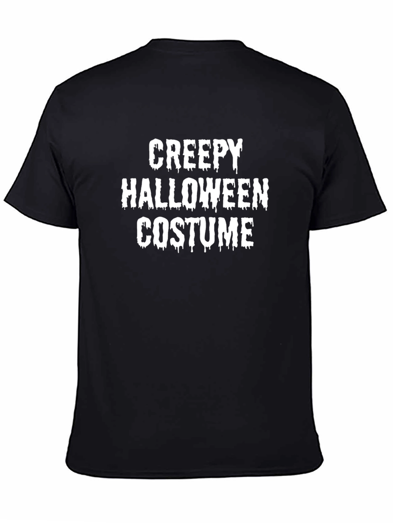 Creepy Halloween Costume Black T-Shirt