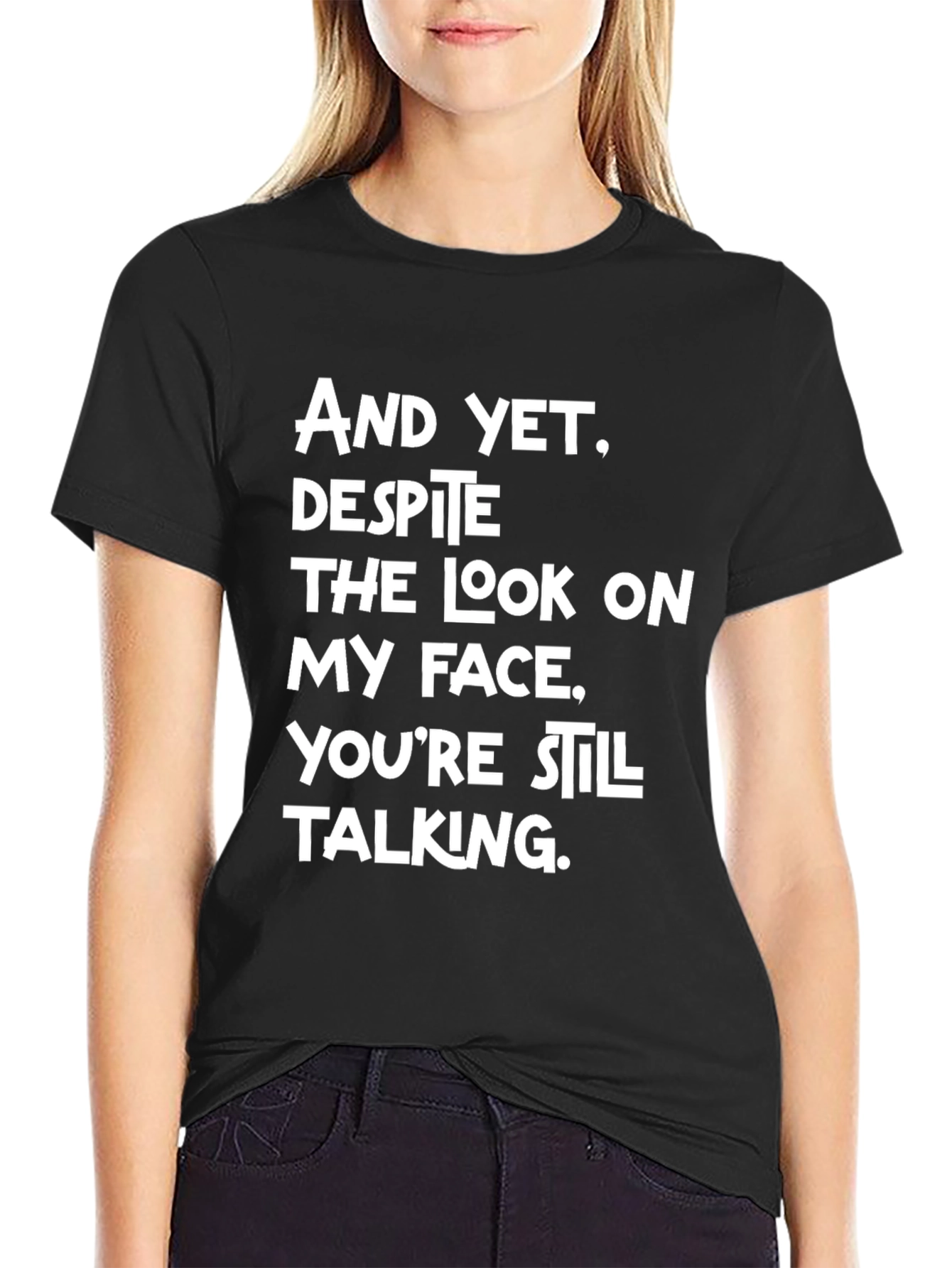 Sarcastic Slogan Graphic Tee