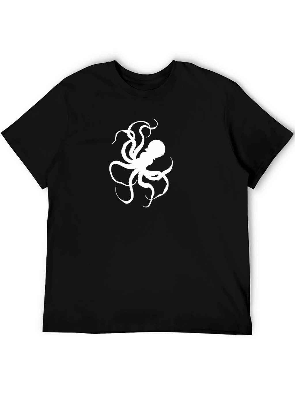 Octopus Graphic Black T-Shirt