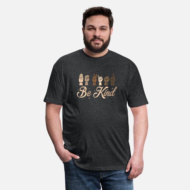 Be Kind Sign Language Asl All Races Hand Talking T