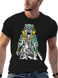 Urban Wolf Graphic Tee - Street Style