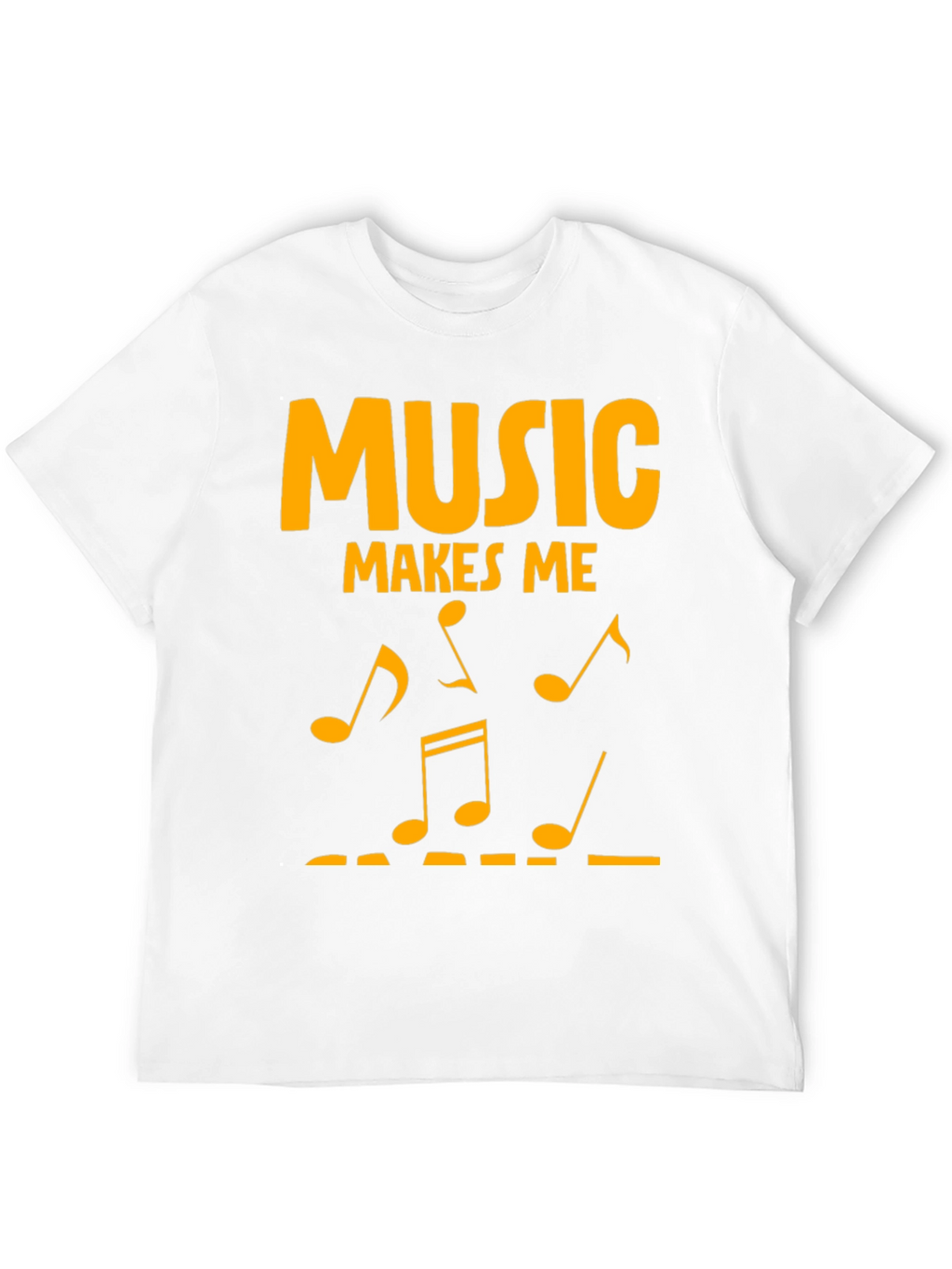 Music Makes Me T-Shirt - Black Graphic Tee