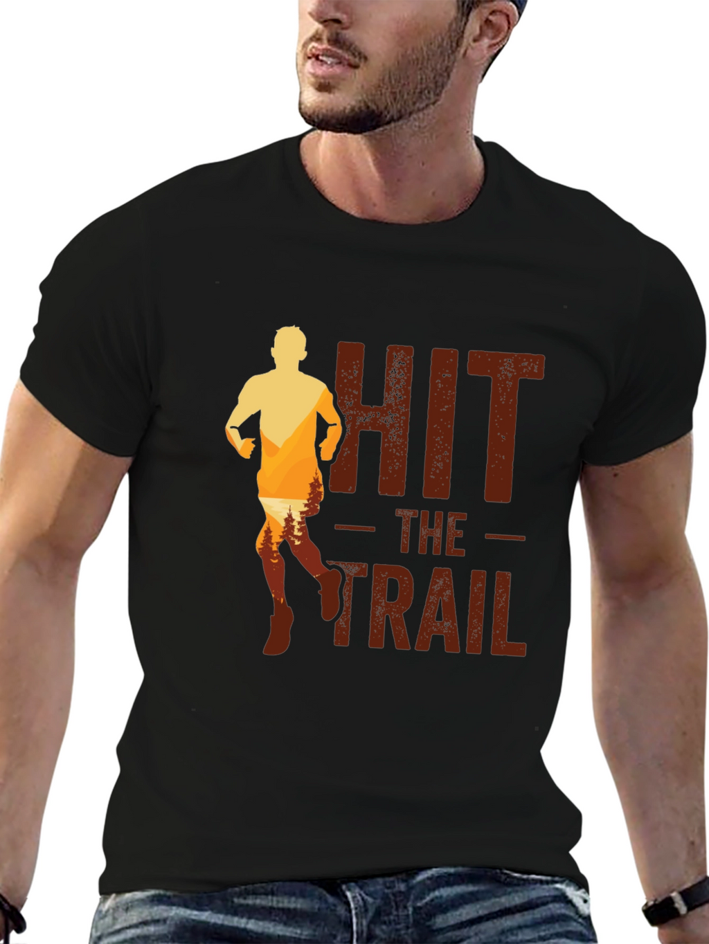 Hit The Trail T-Shirt | Mens Running Tee