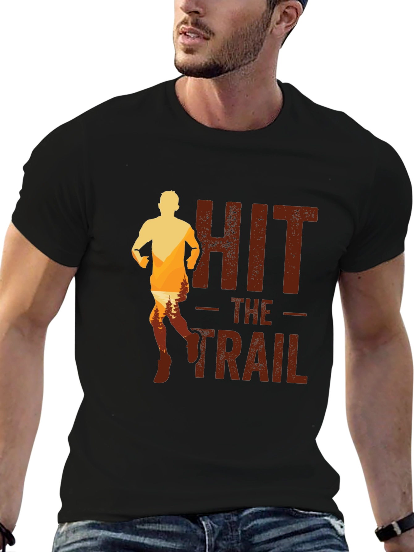 Hit The Trail T-Shirt | Mens Running Tee