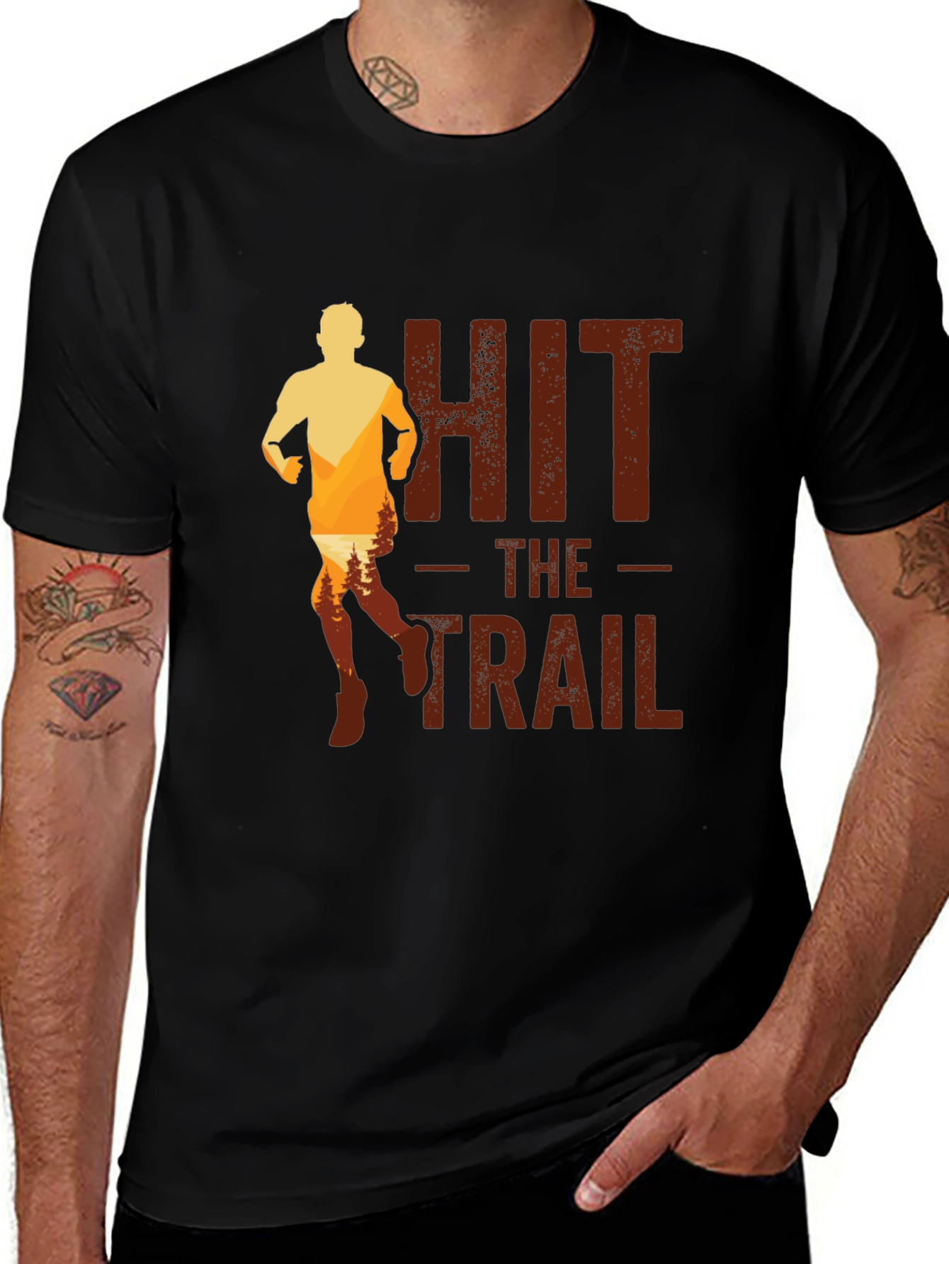 Hit The Trail T-Shirt | Mens Running Tee