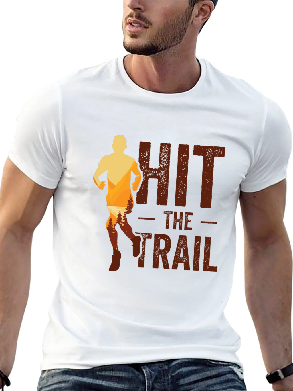 Hit The Trail T-Shirt | Mens Running Tee