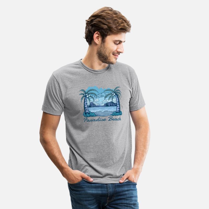 Beach Paradise Island Beach Palm Trees Summer