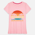 Beachaholic Beach Lover Retro Sunset Palm Trees