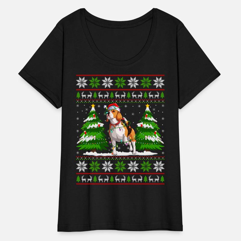 Beagle Dog Christmas Tree Lights
