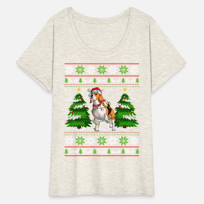 Beagle Dog Christmas Tree Lights