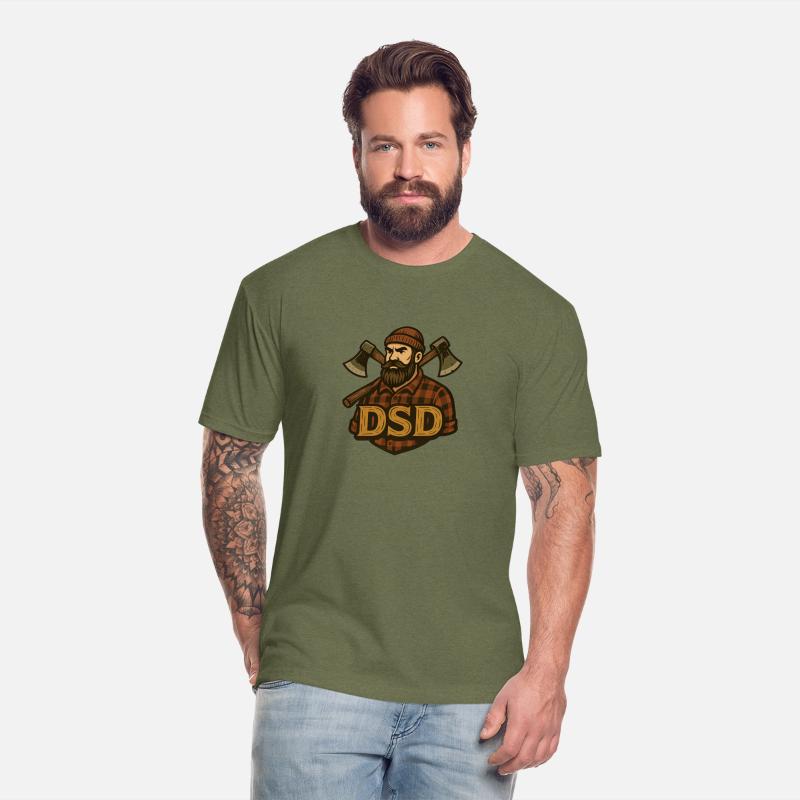 Beard DSD Shirt Rugged Dad Support Brotherhood Tee