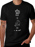 Coffee Cat Lover Black T-Shirt