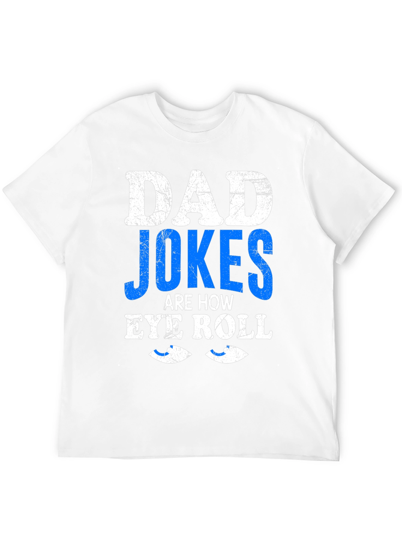 Dad Jokes Eye Roll Graphic Tee
