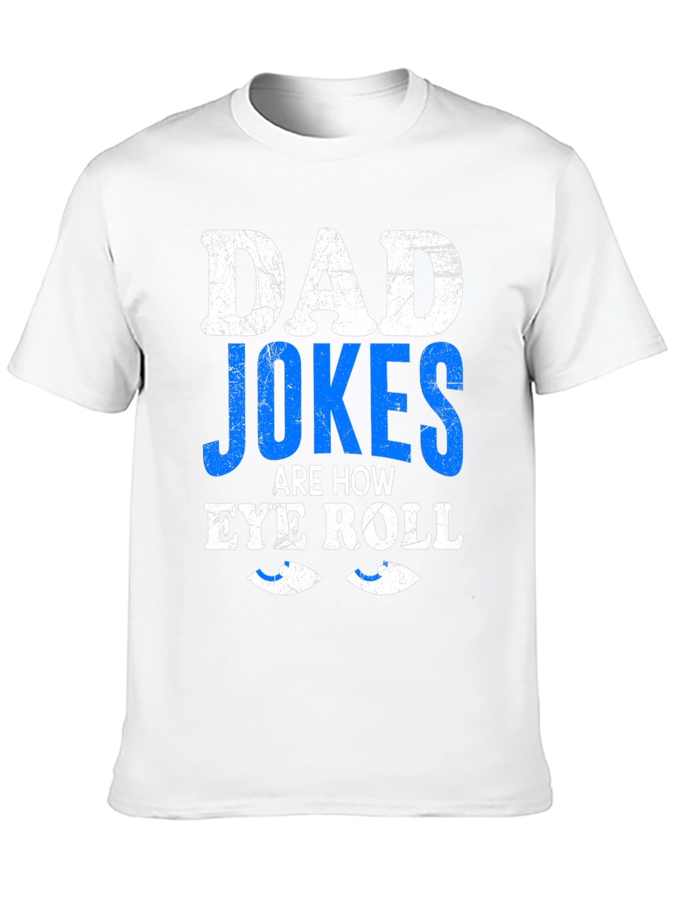 Dad Jokes Eye Roll Graphic Tee