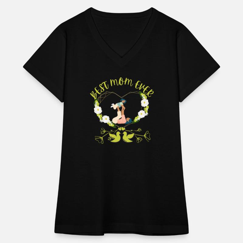 BEST MOM EVER MOTHER AND DAUGHTER DESIGN