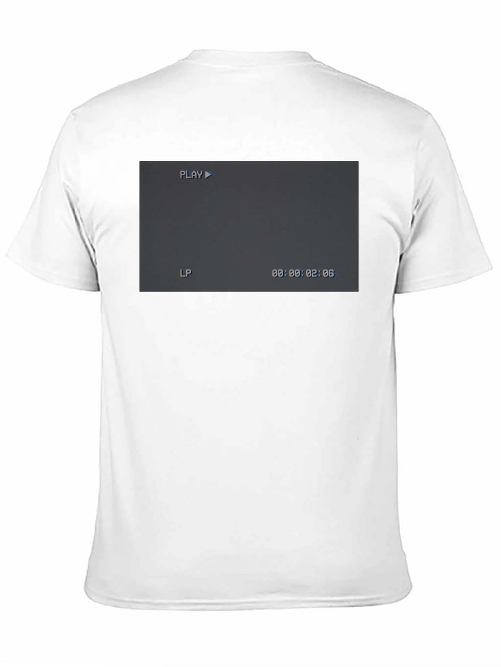 Retro Camcorder Screen Black T-Shirt