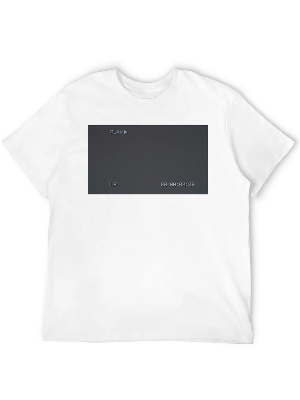 Retro Camcorder Screen Black T-Shirt