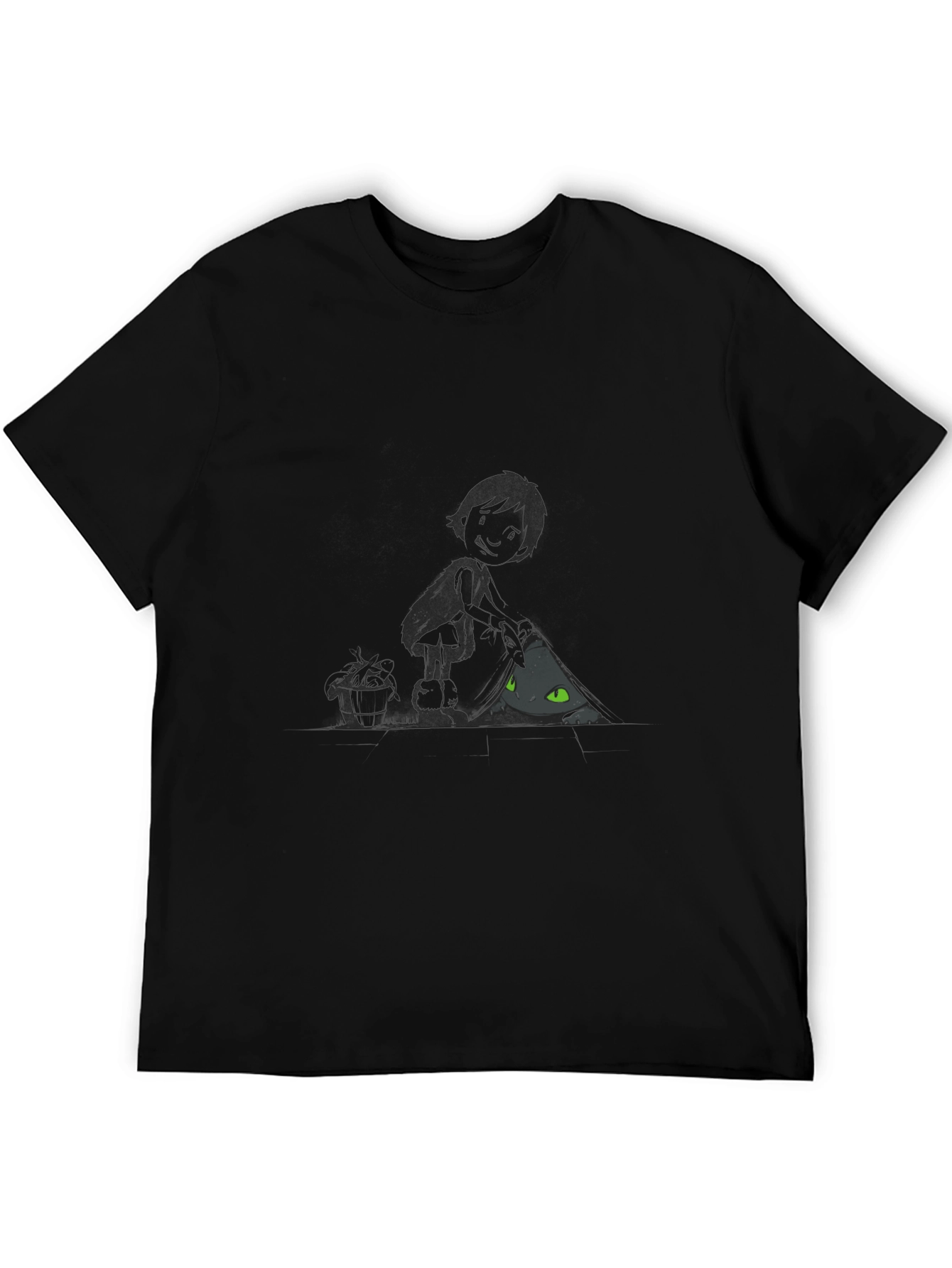 Night Fury Graphic T-Shirt - Black