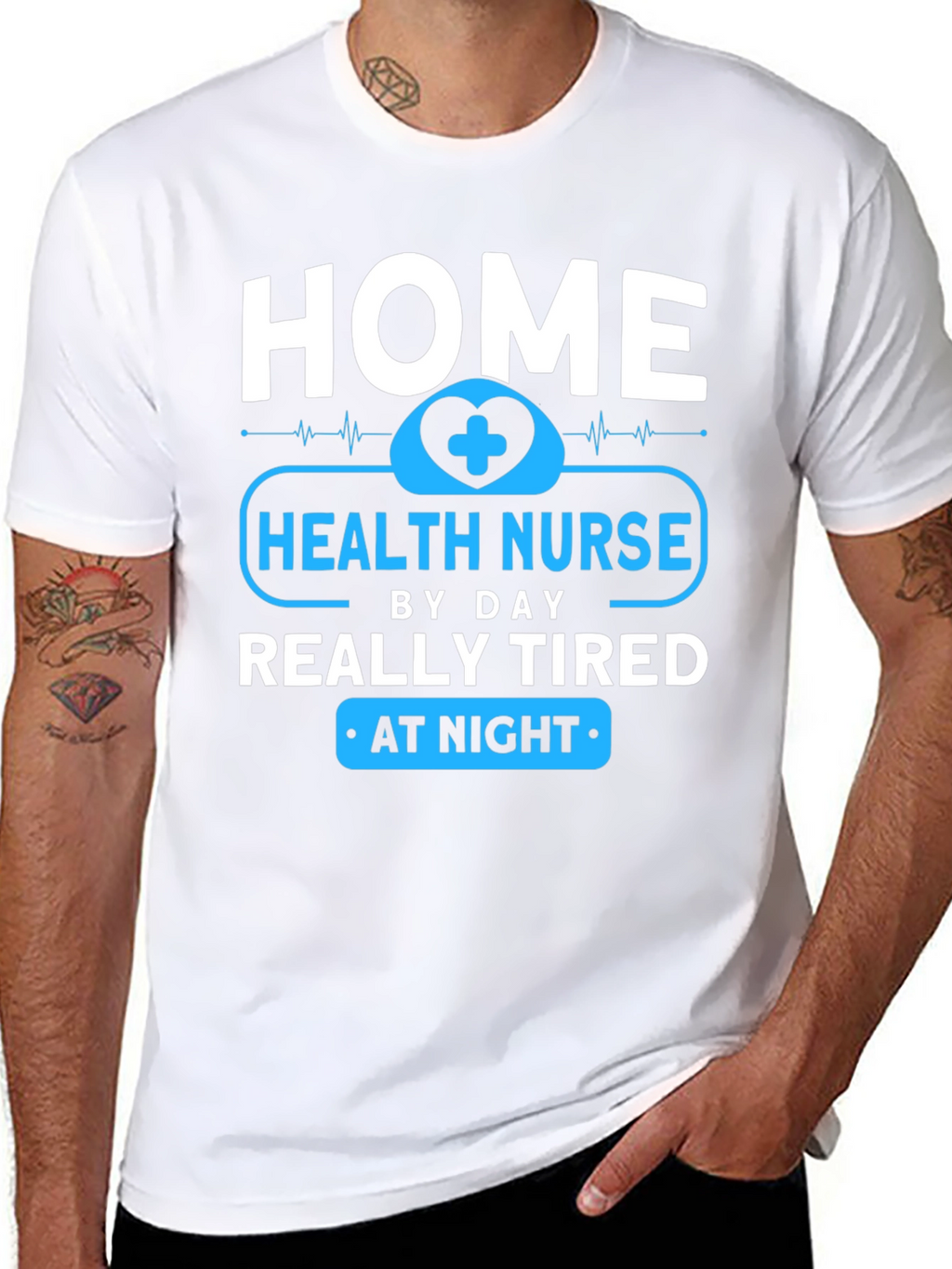 Home Health Nurse - Tired at Night T-Shirt