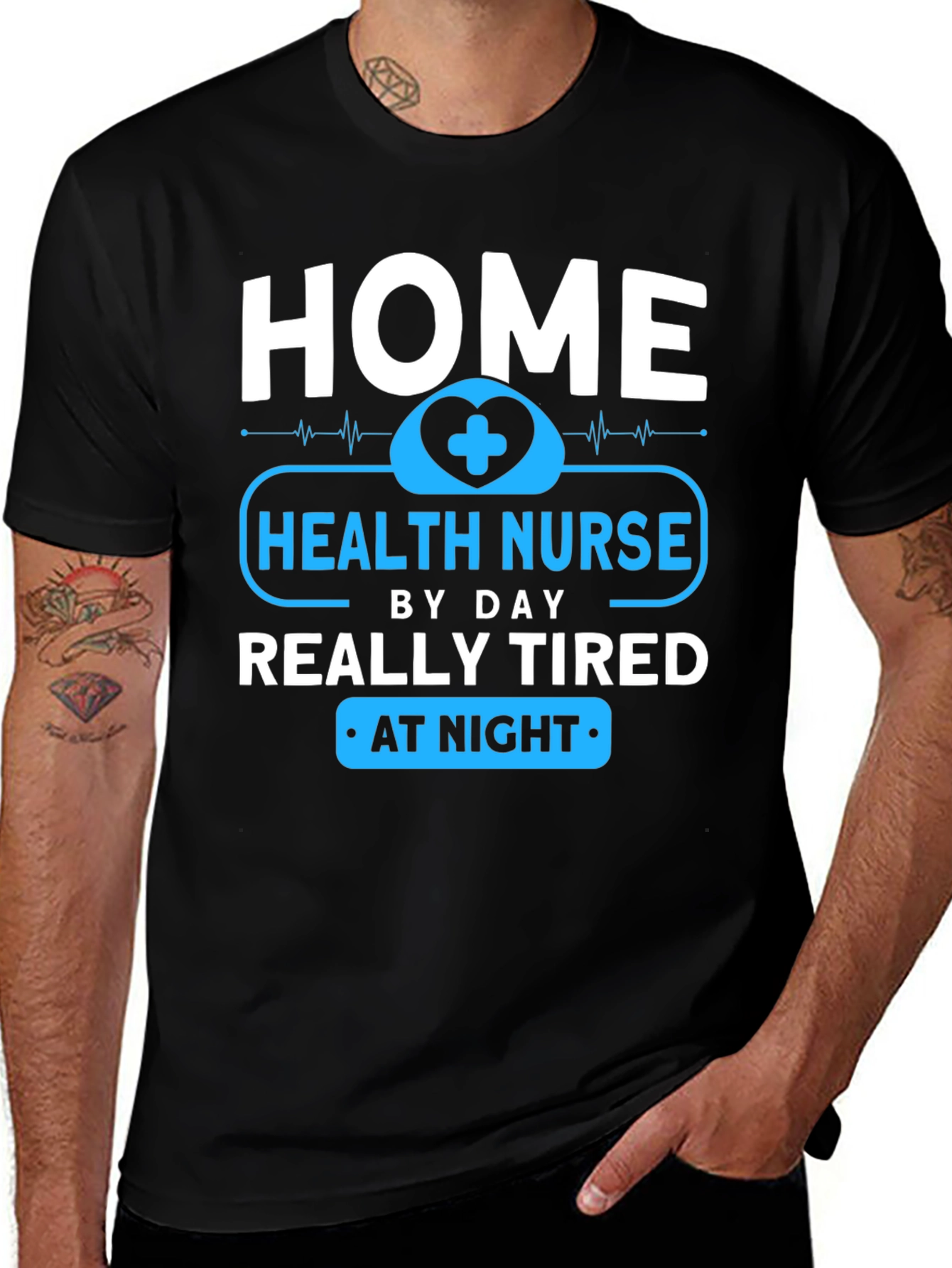 Home Health Nurse - Tired at Night T-Shirt