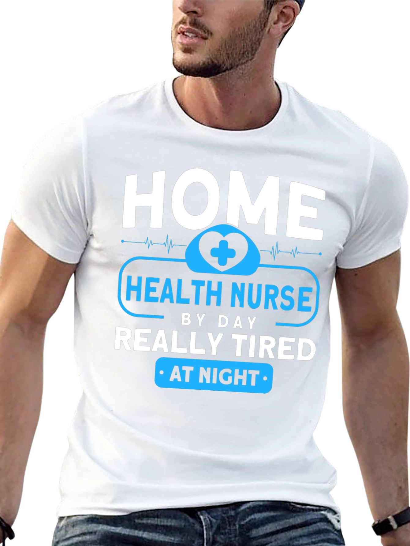 Home Health Nurse - Tired at Night T-Shirt